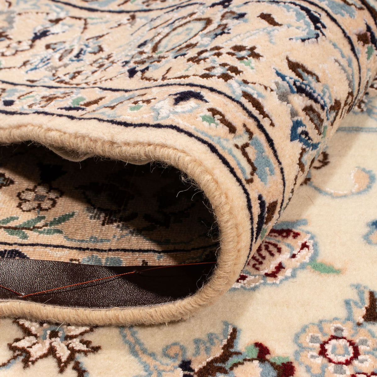 Tapis persan - Nain - Royal - 204 x 135 cm - beige