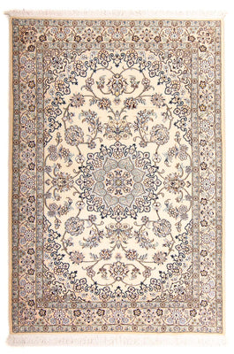 Tapis persan - Nain - Royal - 212 x 137 cm - beige