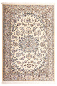 Tapis persan - Nain - Royal - 212 x 137 cm - beige