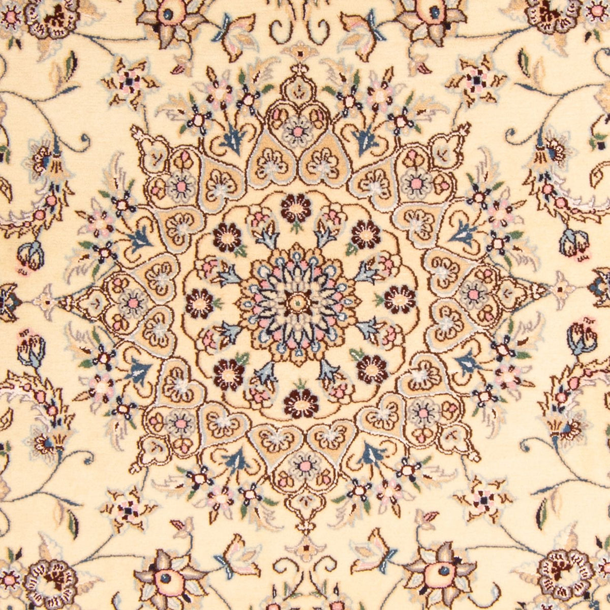 Tapis persan - Nain - Royal - 212 x 132 cm - beige