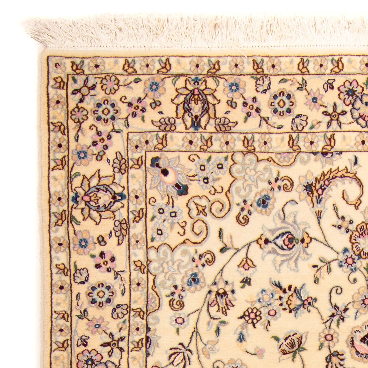 Tapis persan - Nain - Royal - 212 x 132 cm - beige