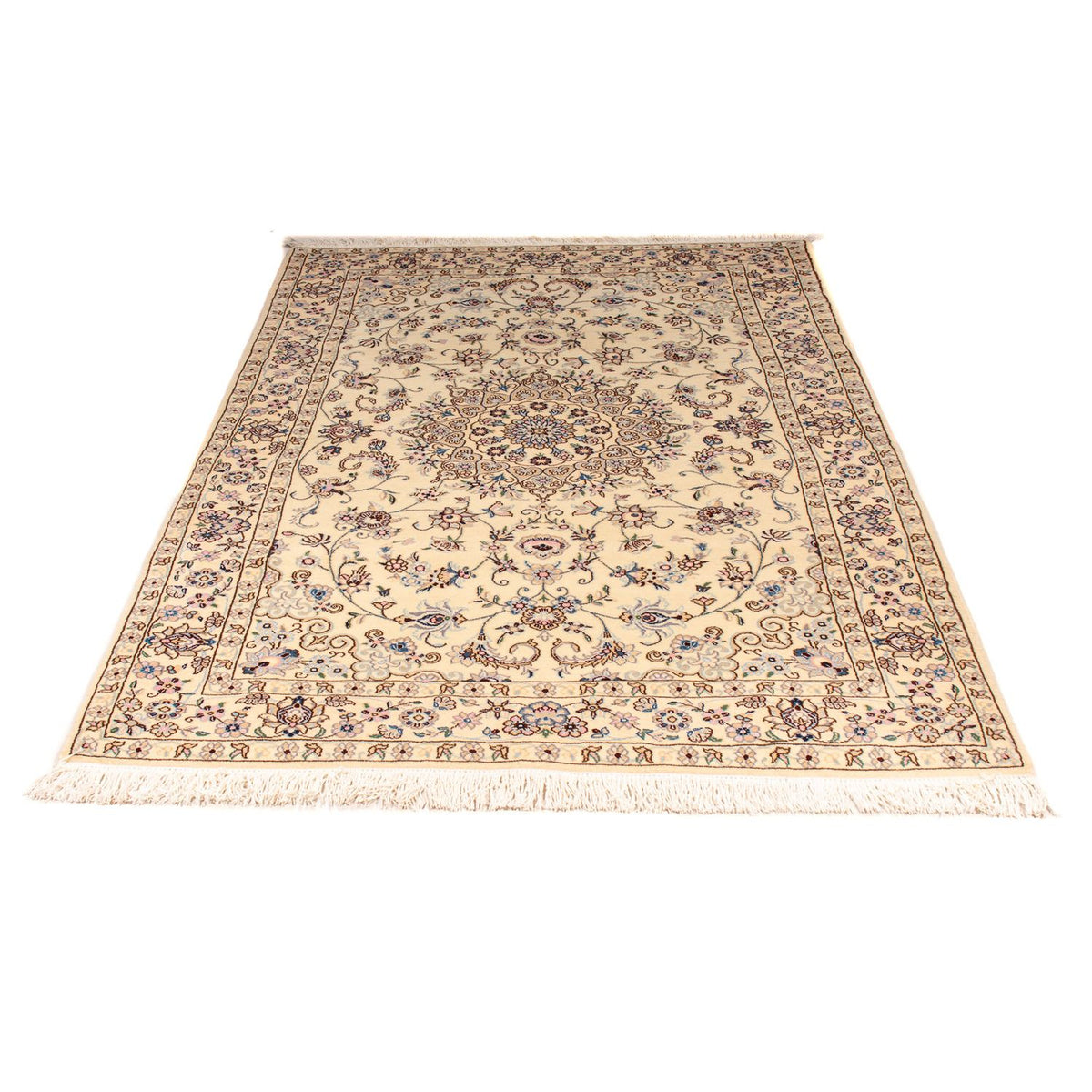 Tapis persan - Nain - Royal - 212 x 132 cm - beige