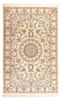 Tapis persan - Nain - Royal - 211 x 127 cm - beige