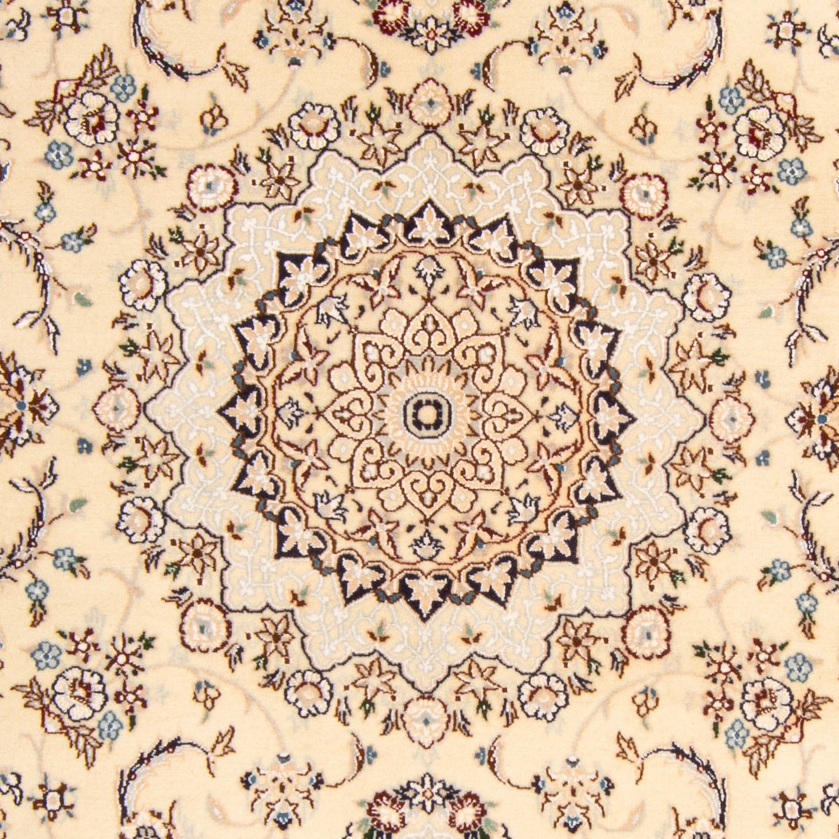 Tapis persan - Nain - Royal - 211 x 127 cm - beige