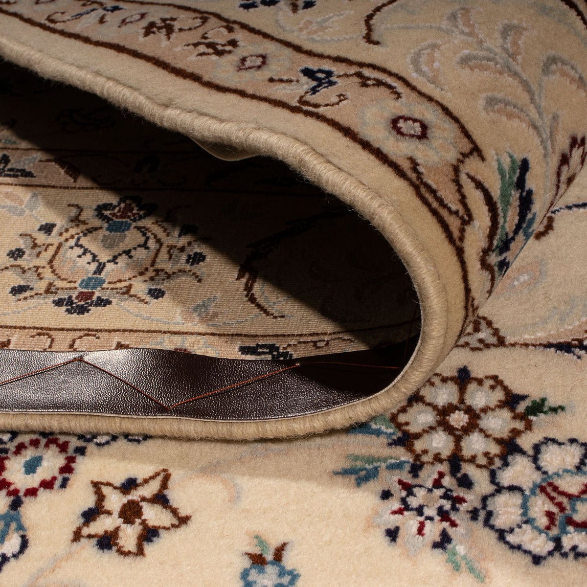 Tapis persan - Nain - Royal - 211 x 127 cm - beige