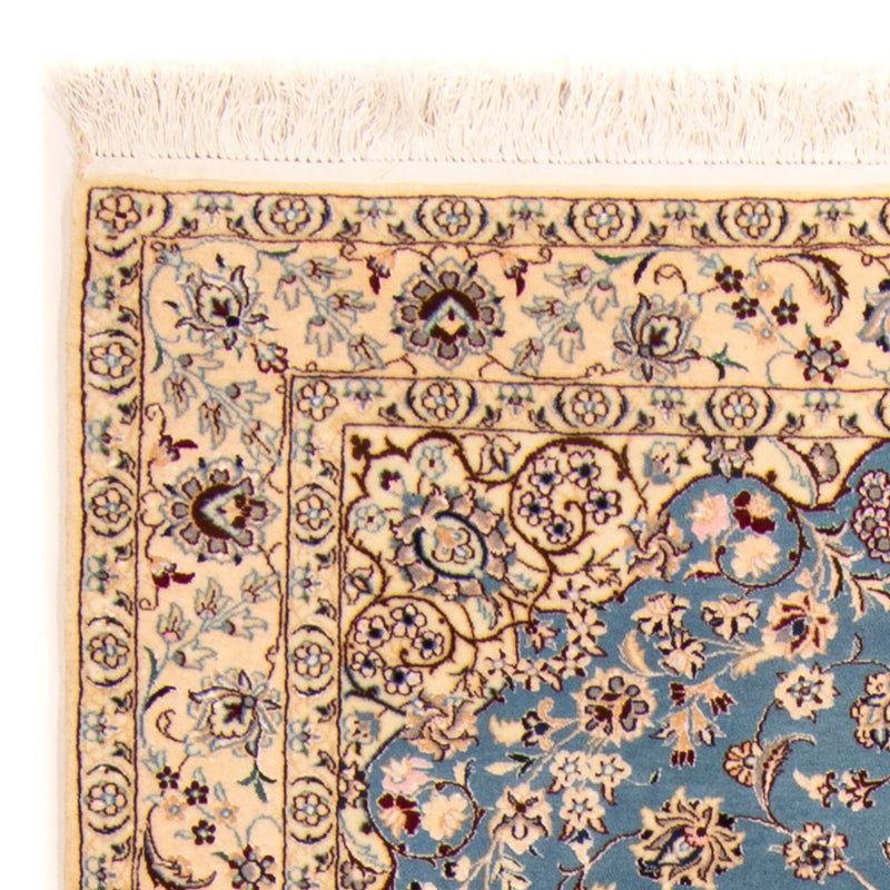 Tapis persan - Nain - Premium - 178 x 120 cm - bleu clair