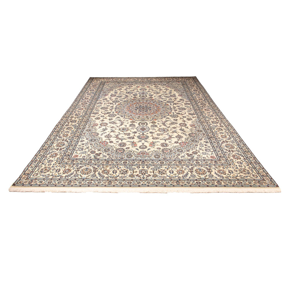 Tapis persan - Nain - Premium - 398 x 257 cm - beige