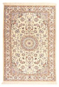 Tapis persan - Nain - Premium - 168 x 107 cm - beige
