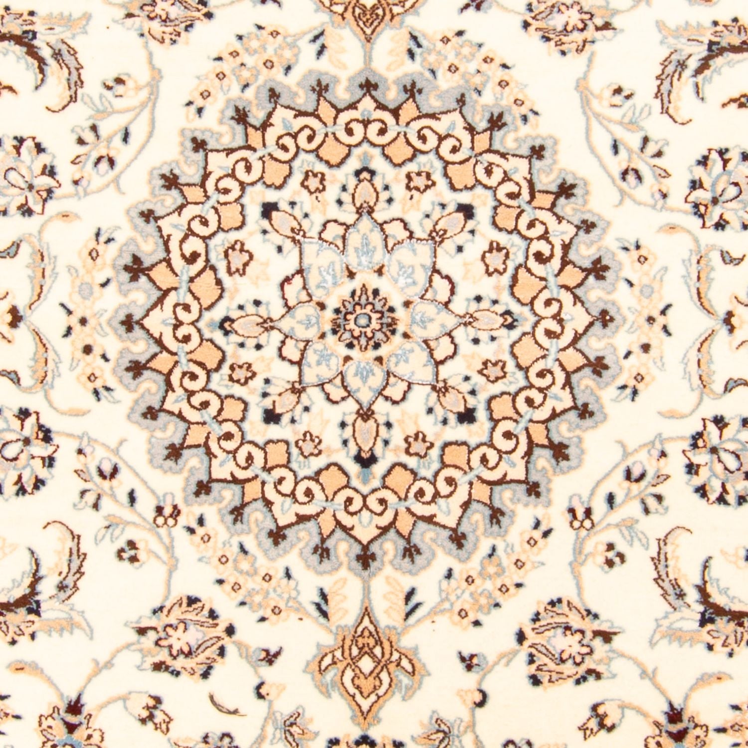 Tapis persan - Nain - Royal - 255 x 165 cm - beige