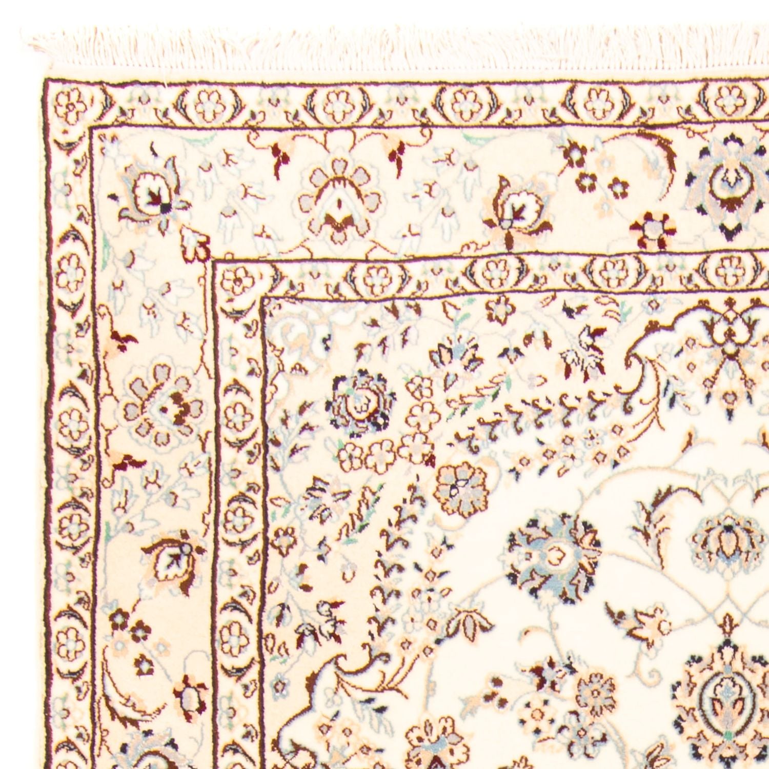 Tapis persan - Nain - Royal - 255 x 165 cm - beige