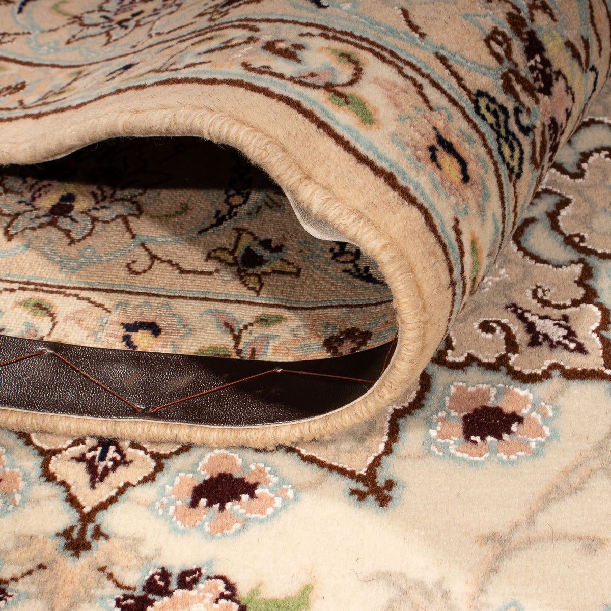 Tapis persan - Nain - Royal - 260 x 148 cm - beige