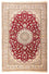 Tapis persan - Nain - Royal - 306 x 197 cm - rouge foncé