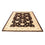 Tapis Ziegler - 256 x 170 cm - marron foncé