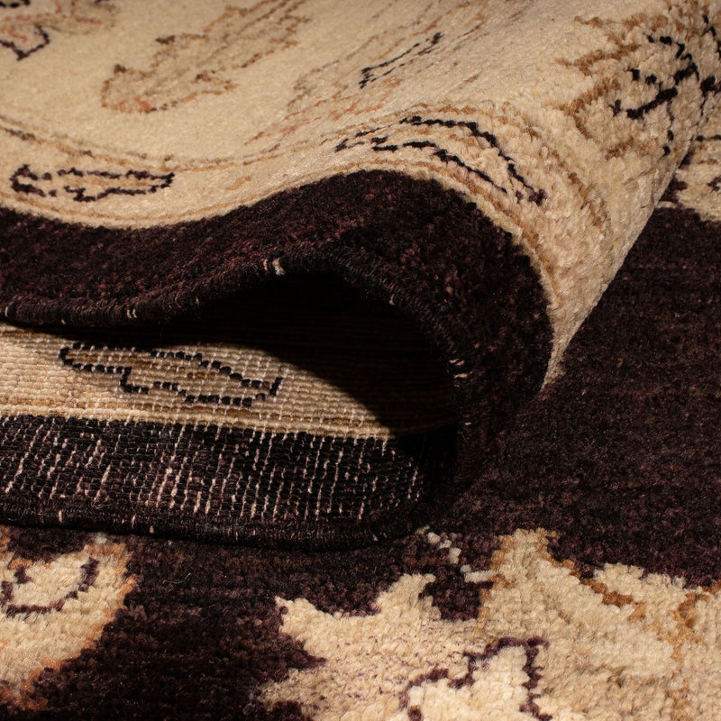 Tapis Ziegler - 256 x 170 cm - marron foncé