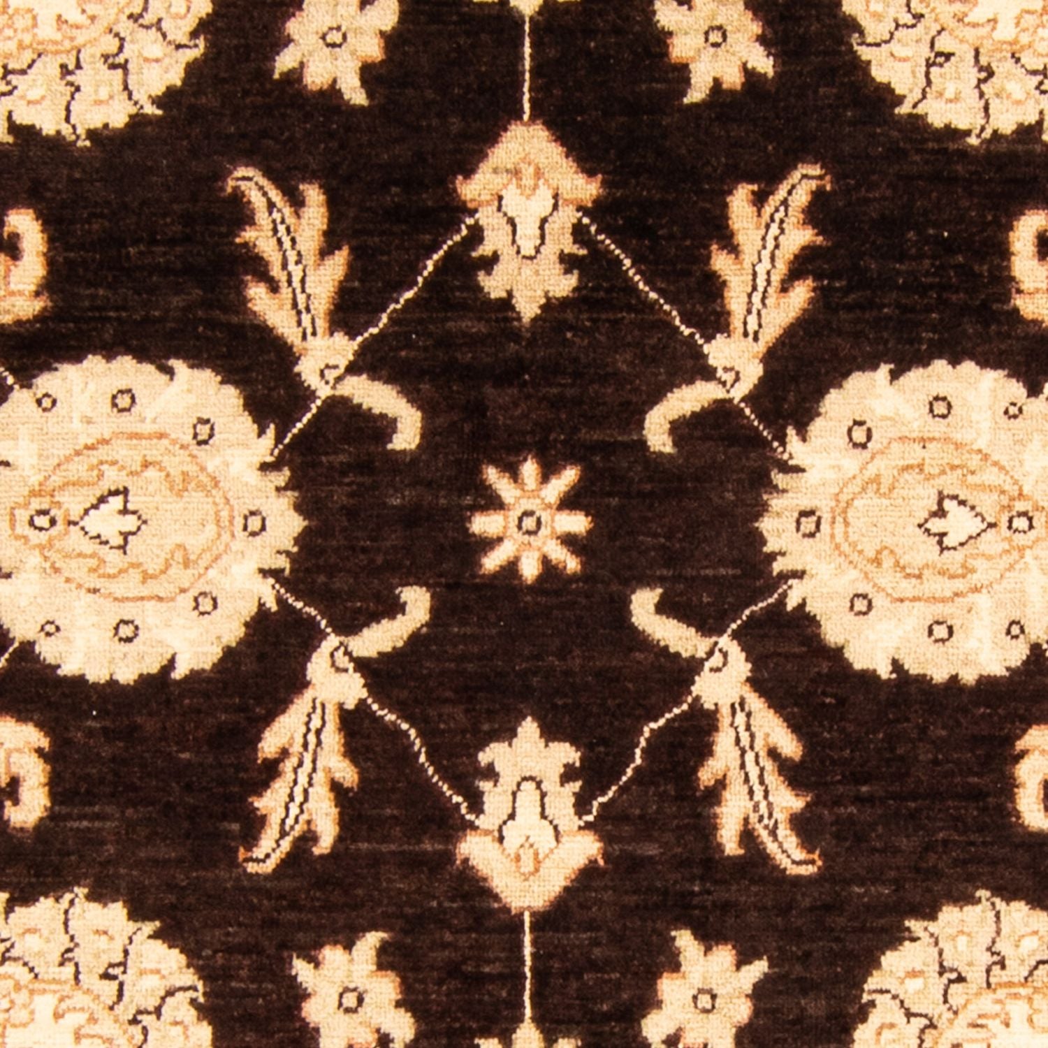 Tapis Ziegler - 200 x 123 cm - marron foncé