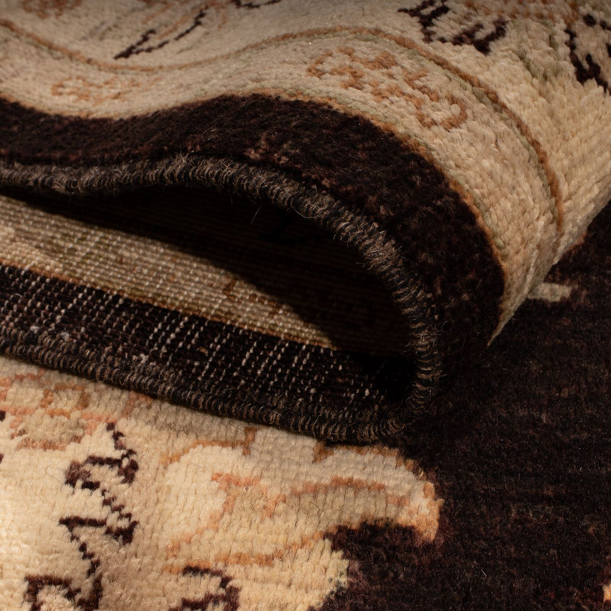 Tapis Ziegler - 200 x 123 cm - marron foncé