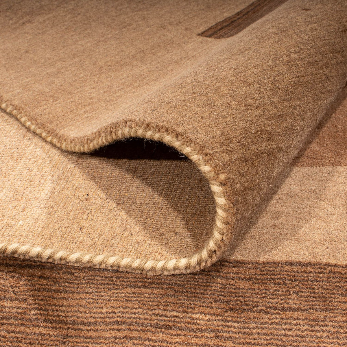 Tapis Gabbeh - Softy - 294 x 206 cm - marron clair