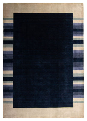 Tapis Gabbeh - Softy - 296 x 206 cm - bleu foncé