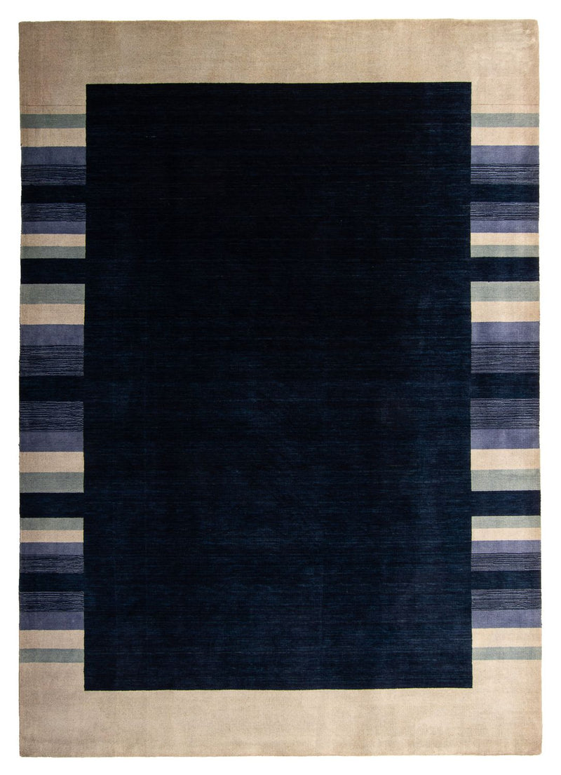 Tapis Gabbeh - Softy - 296 x 206 cm - bleu foncé