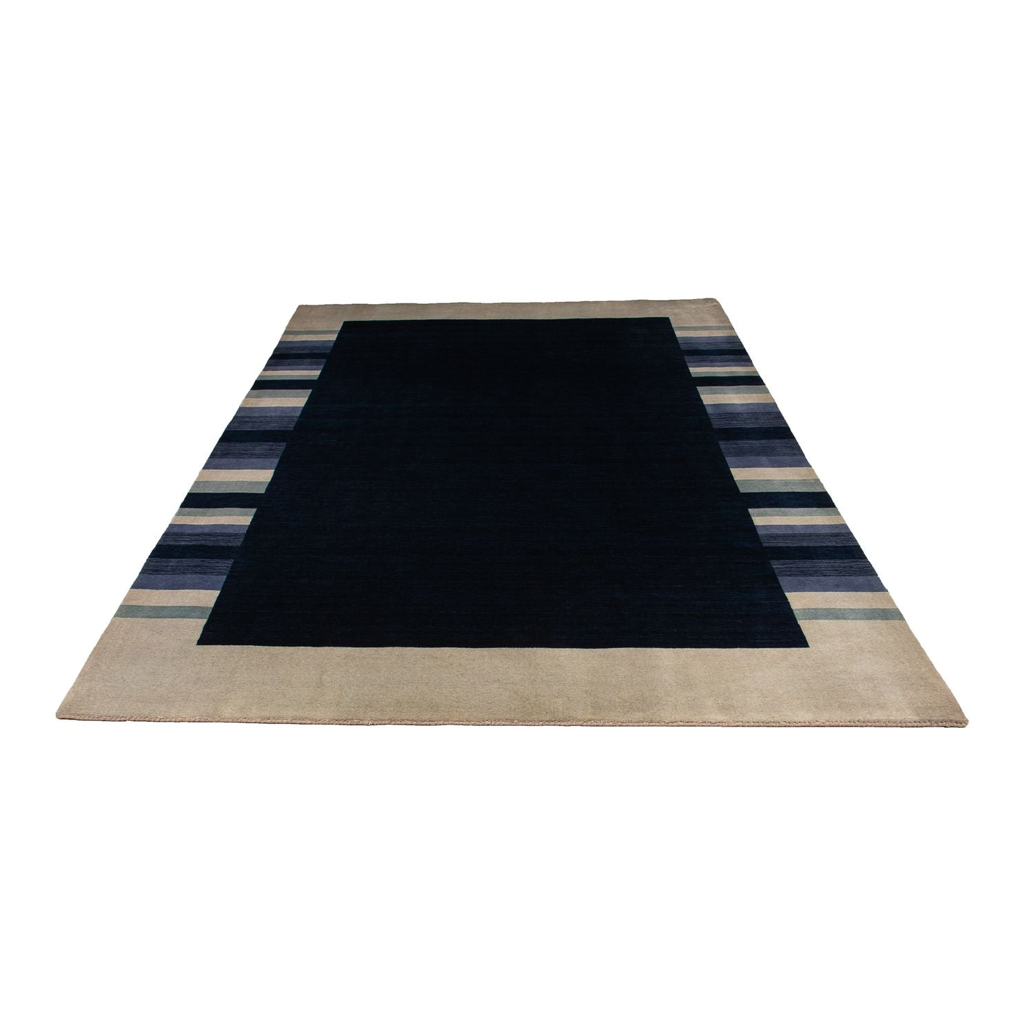 Tapis Gabbeh - Softy - 296 x 206 cm - bleu foncé