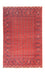 Tapis afghan - Boukhara - 301 x 195 cm - rouge foncé
