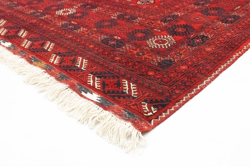 Tapis afghan - Boukhara - 299 x 198 cm - rouge foncé