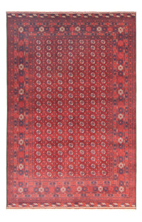 Tapis afghan - Boukhara - 297 x 198 cm - marron foncé