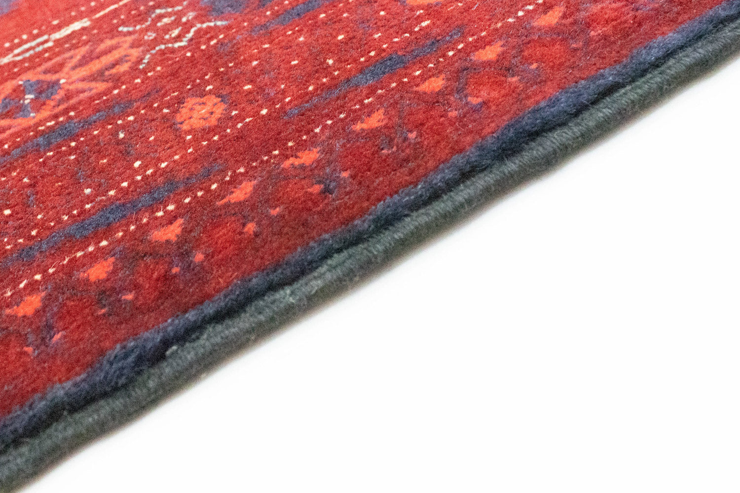 Tapis afghan - Boukhara - 297 x 198 cm - marron foncé