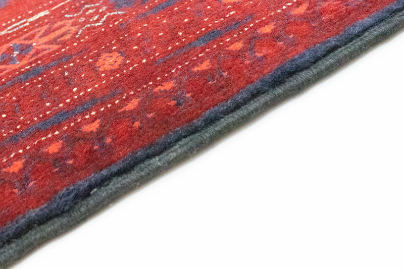 Tapis afghan - Boukhara - 297 x 198 cm - marron foncé