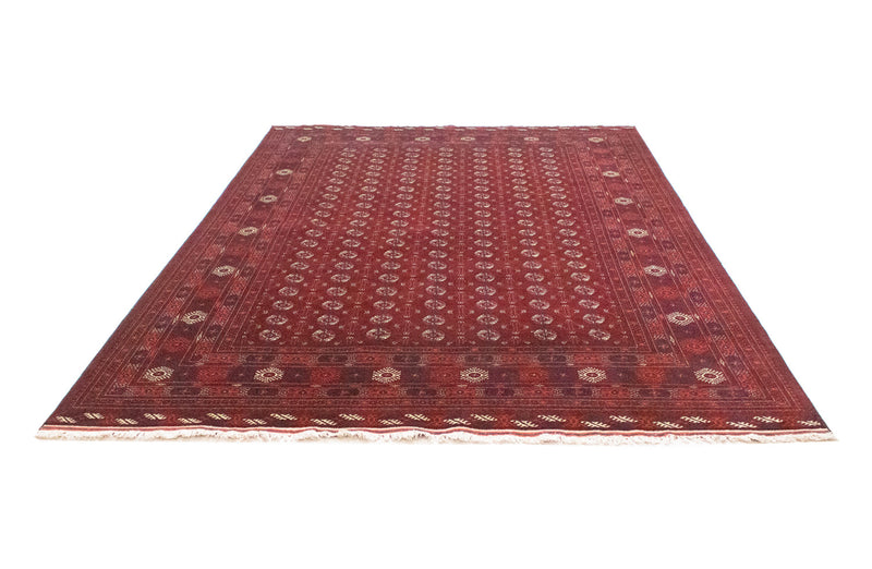 Tapis afghan - Boukhara - 297 x 198 cm - marron foncé