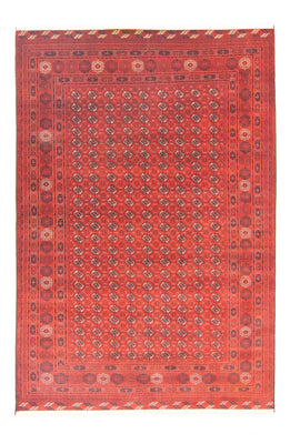 Tapis afghan - Boukhara - 293 x 196 cm - rouge