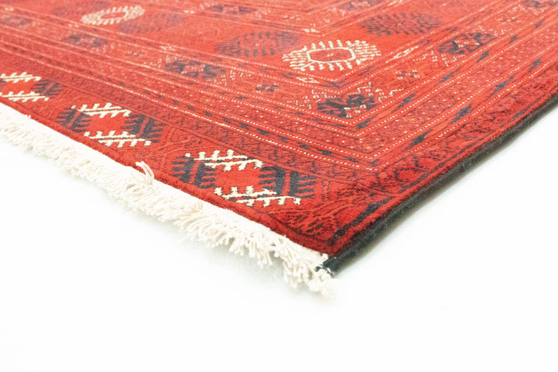 Tapis afghan - Boukhara - 293 x 203 cm - rouge