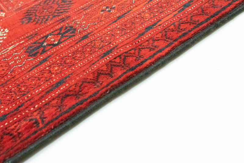 Tapis afghan - Boukhara - 293 x 203 cm - rouge