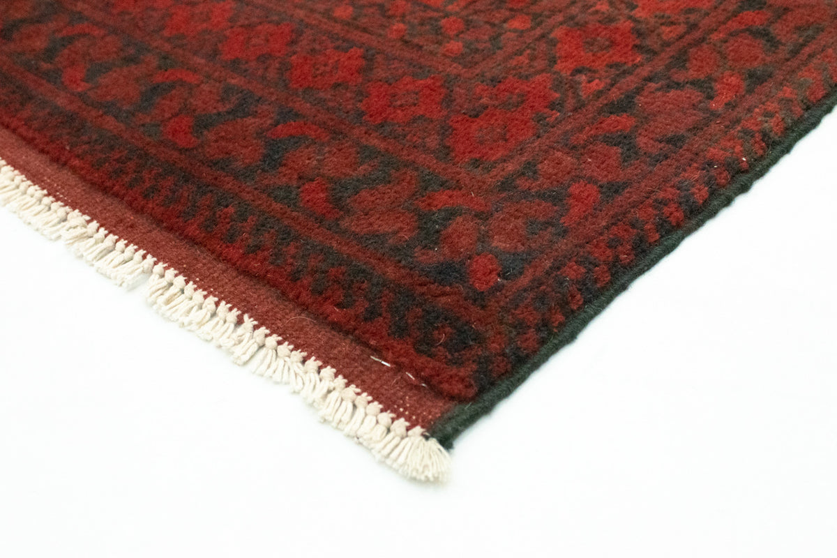 Tapis afghan - Filpa - 145 x 96 cm - rouge