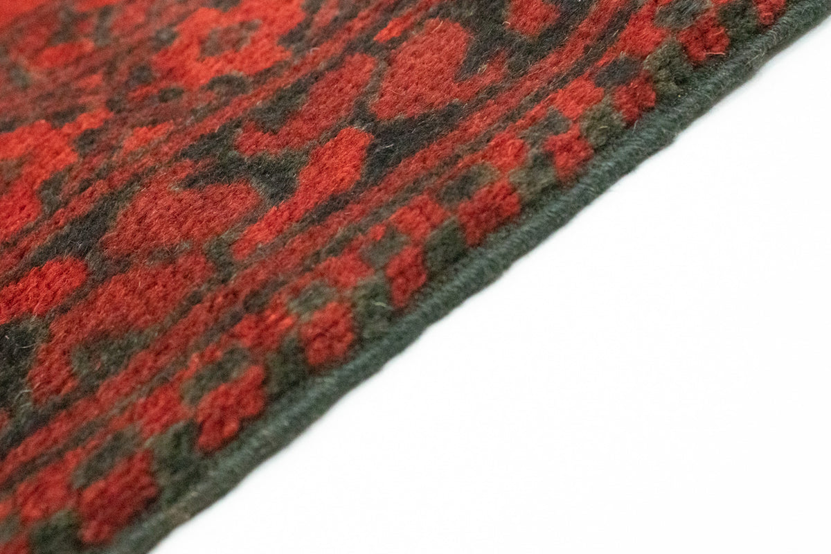Tapis afghan - Filpa - 145 x 96 cm - rouge