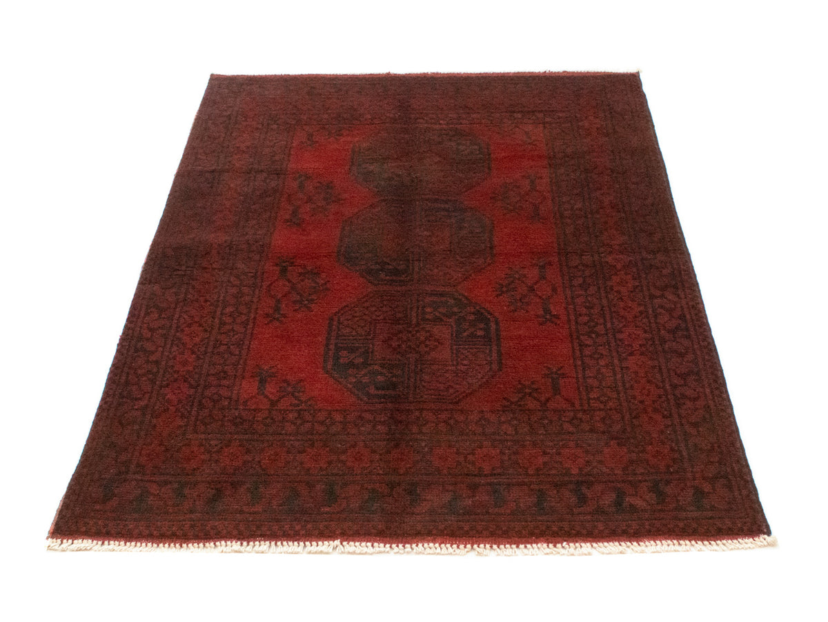 Tapis afghan - Filpa - 145 x 96 cm - rouge