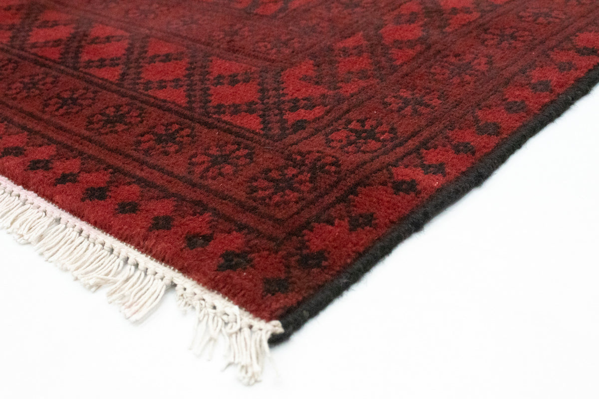 Tapis afghan - Filpa - 140 x 100 cm - rouge