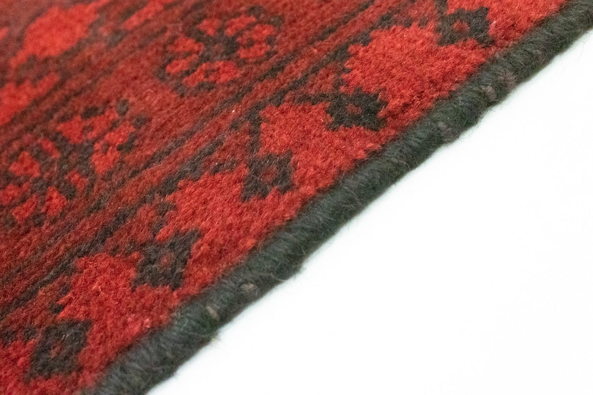 Tapis afghan - Filpa - 140 x 100 cm - rouge
