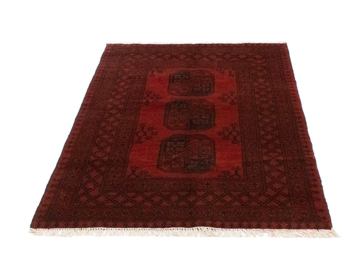 Tapis afghan - Filpa - 140 x 100 cm - rouge