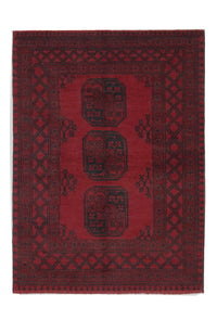 Tapis afghan - Filpa - 139 x 102 cm - rouge