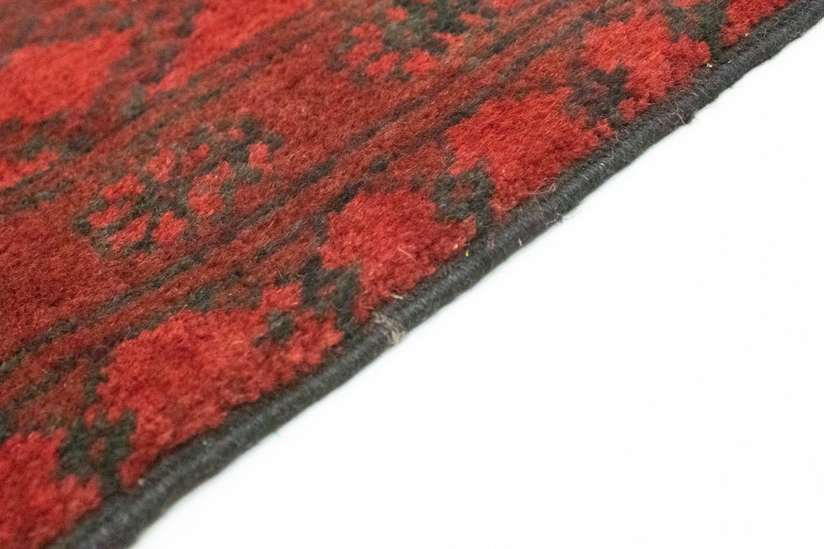 Tapis afghan - Filpa - 139 x 102 cm - rouge