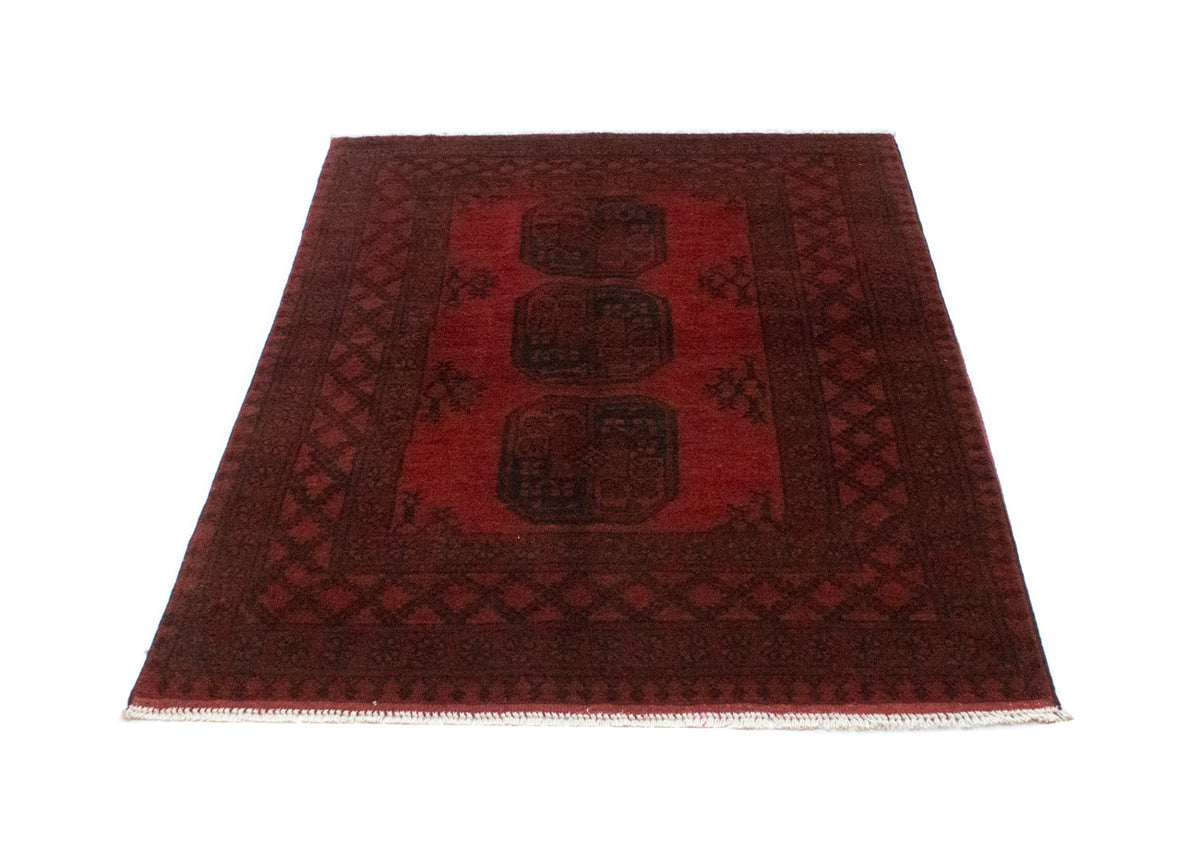 Tapis afghan - Filpa - 139 x 102 cm - rouge