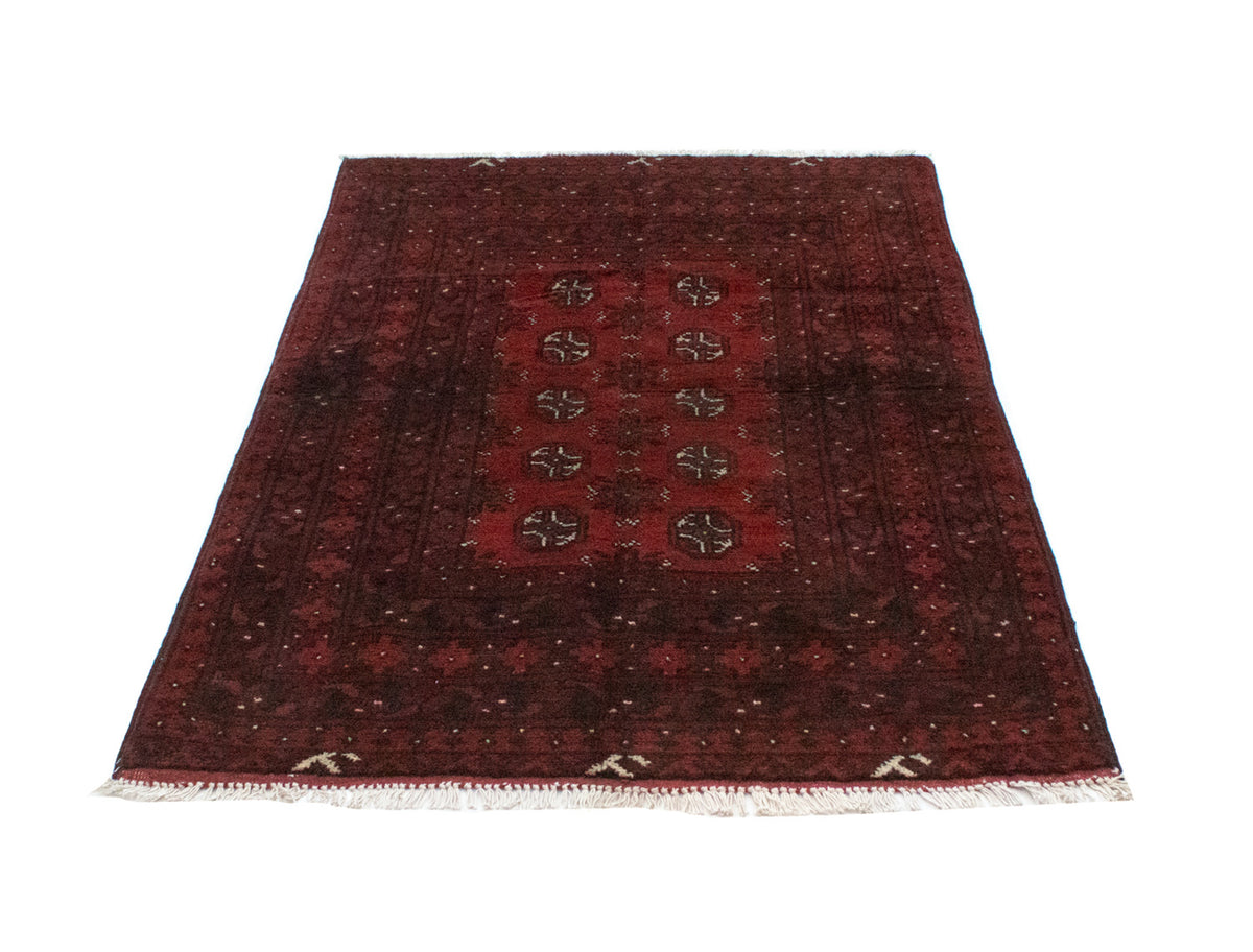 Tapis afghan - Filpa - 145 x 93 cm - rouge