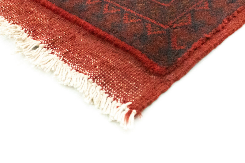 Tapis afghan - Kunduz - 199 x 152 cm - rouge