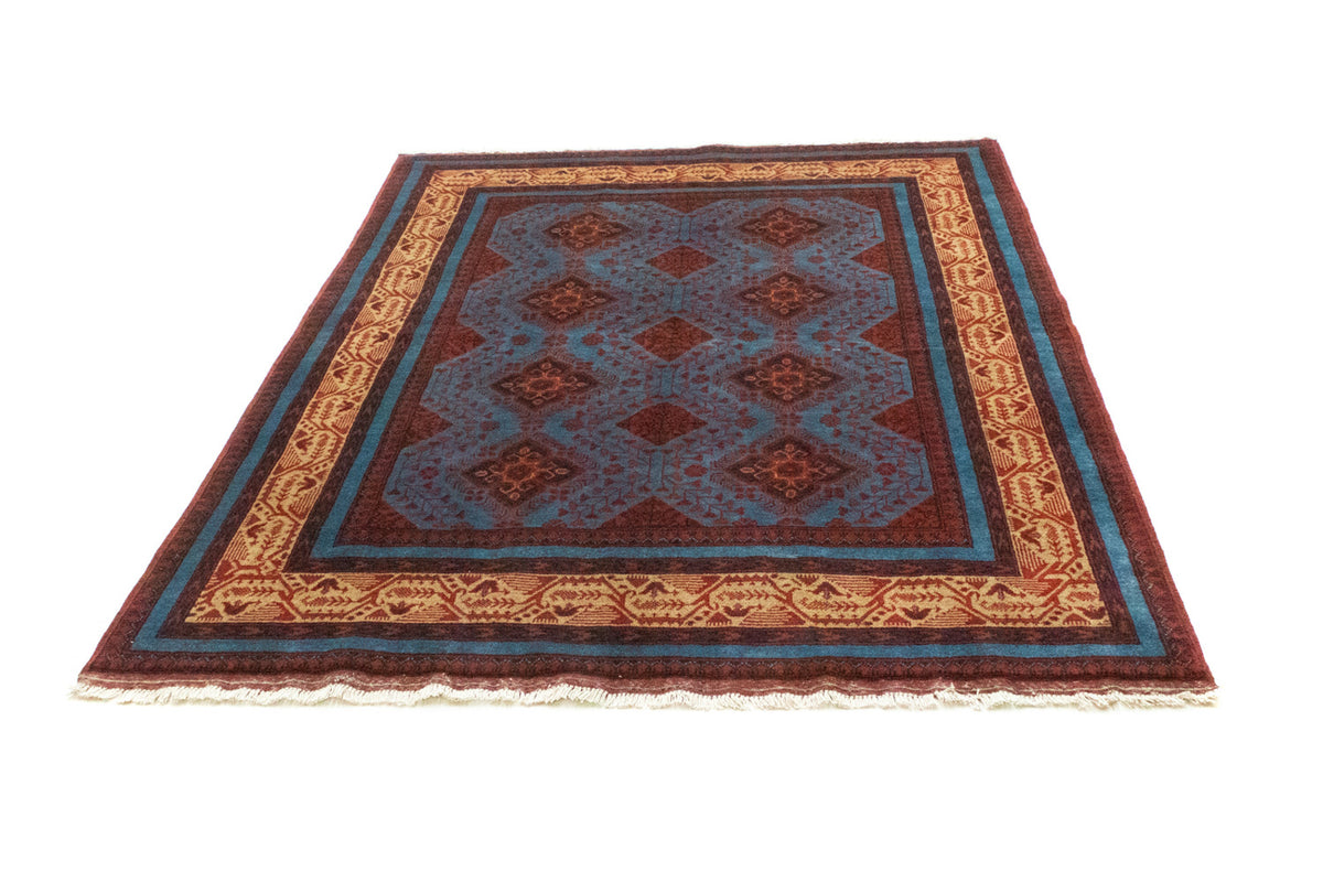 Tapis afghan - Kunduz - 200 x 151 cm - rouge