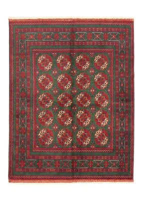Tapis afghan - Kunduz - 190 x 150 cm - rouge