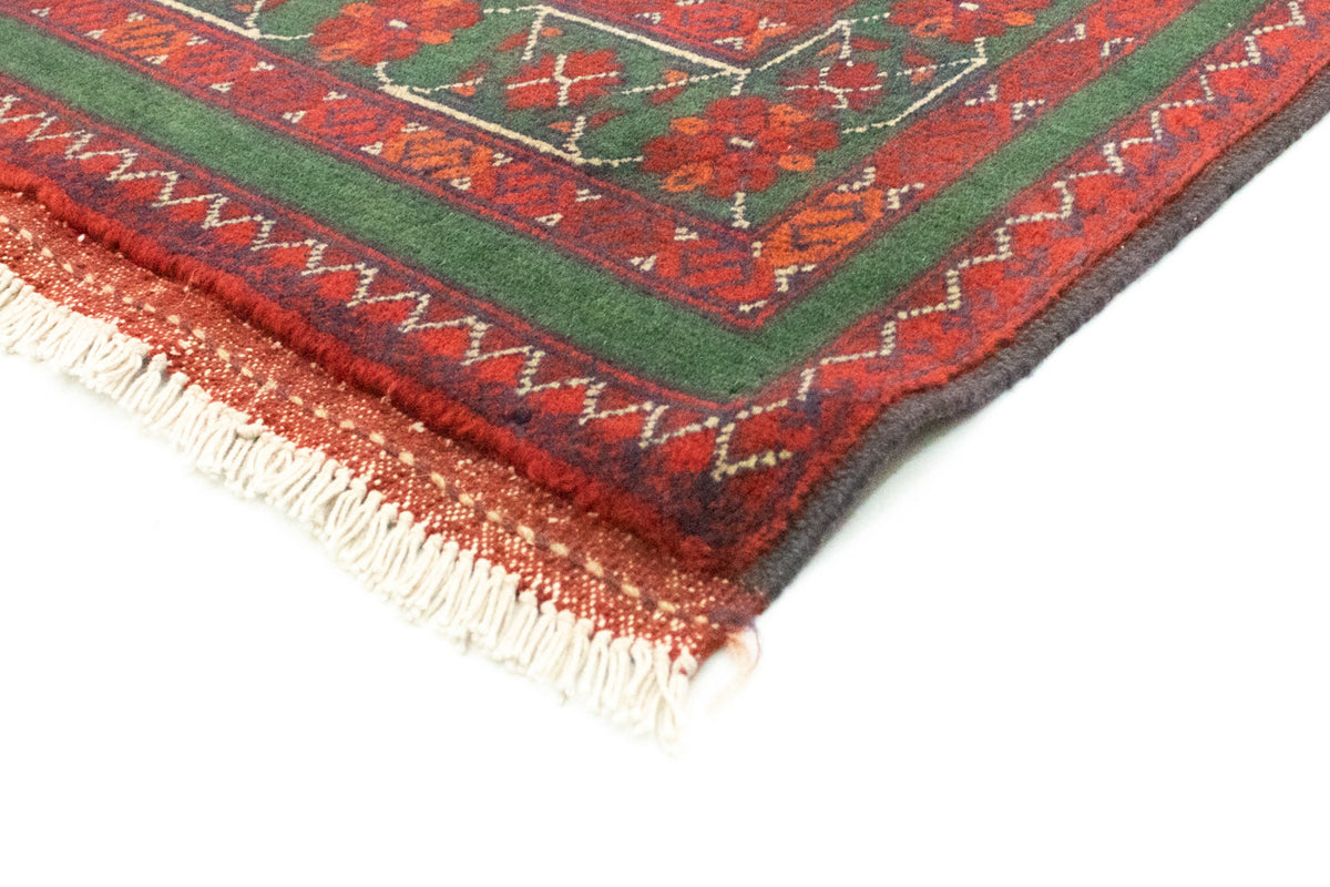 Tapis afghan - Kunduz - 190 x 150 cm - rouge