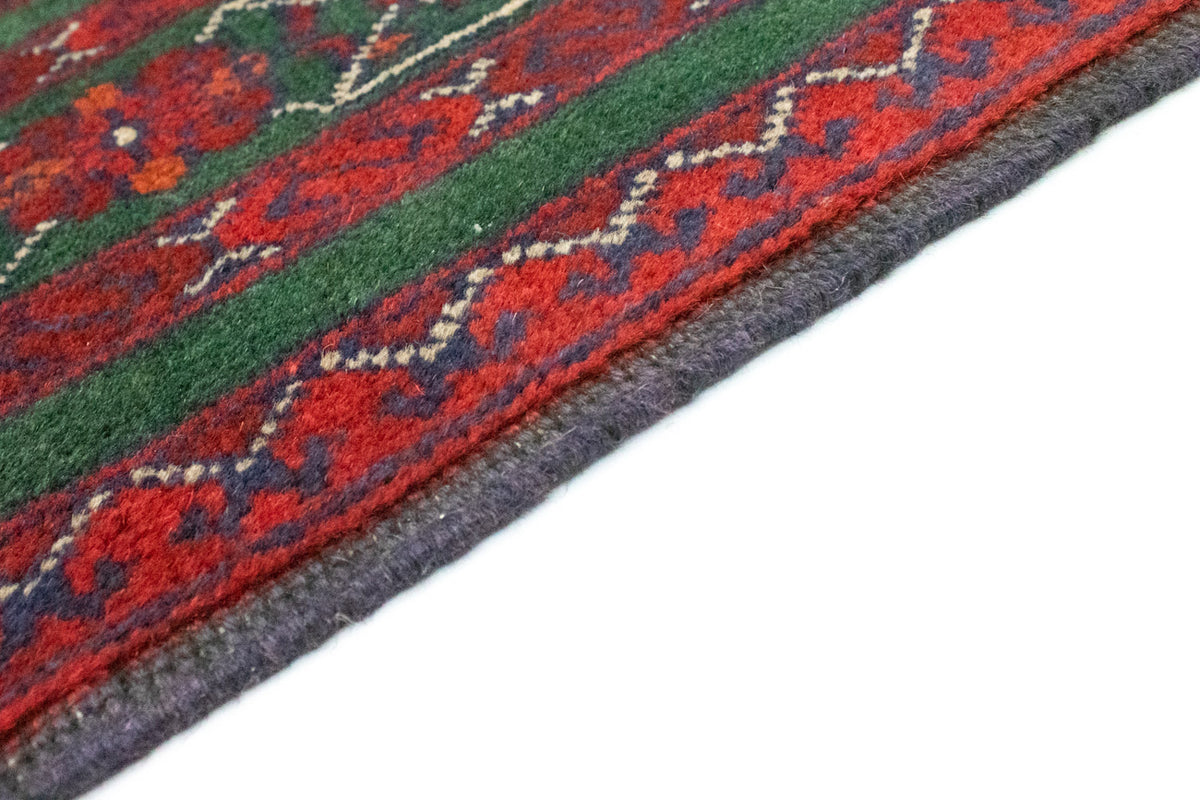 Tapis afghan - Kunduz - 190 x 150 cm - rouge