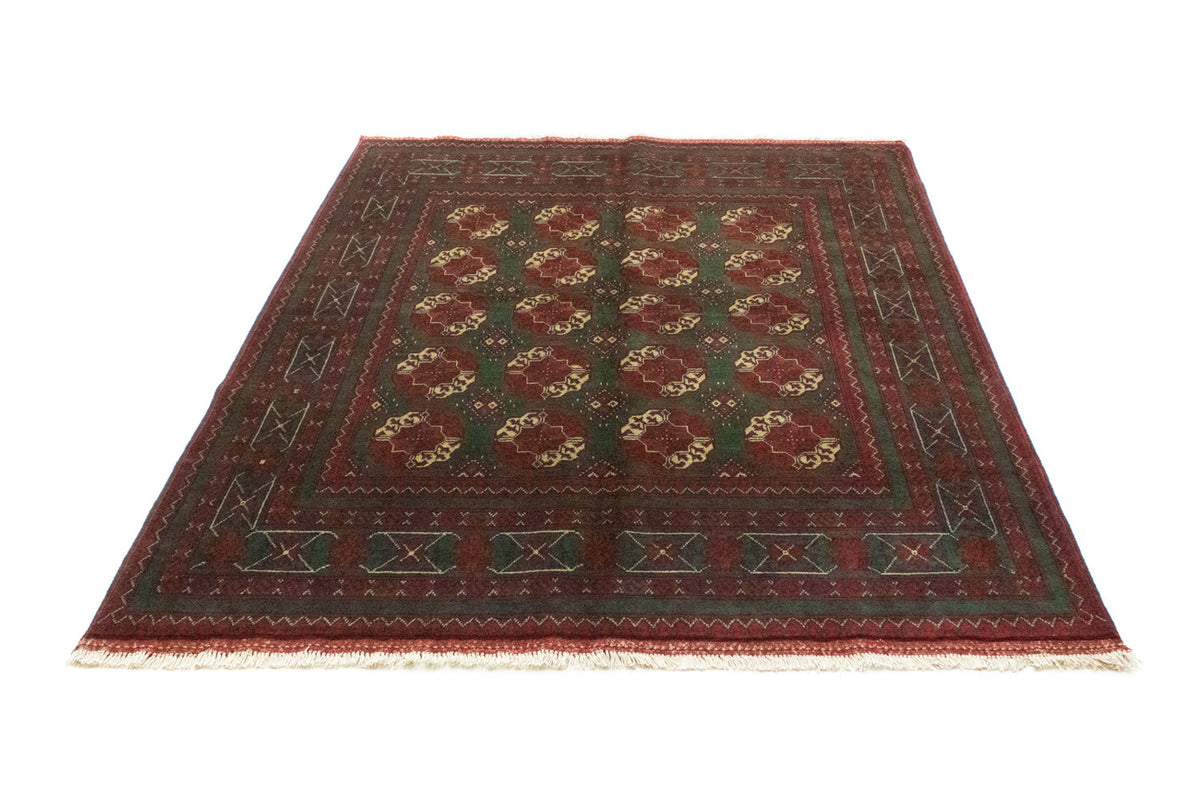 Tapis afghan - Kunduz - 190 x 150 cm - rouge