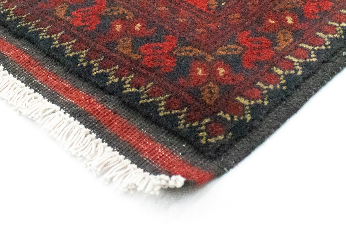 Tapis afghan - Kunduz - 206 x 149 cm - rouge